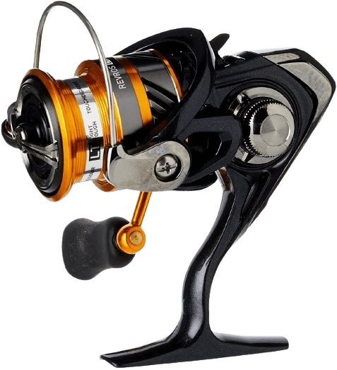 moulinet pêche en mer daiwa revros LT noir, gris argent et orange