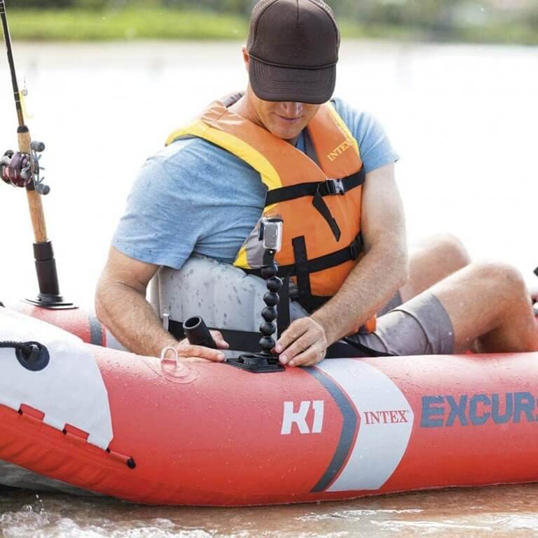 kayak gonflable pour la pêche intex